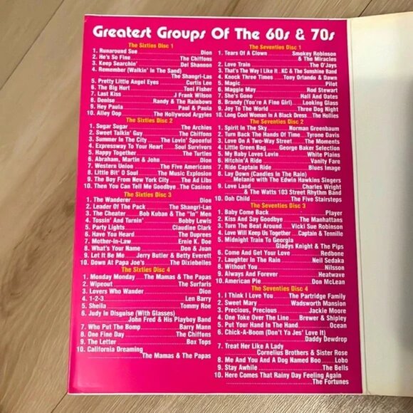 Greatest Groups of the 60s & 70s CD set! - Picture 3 of 4